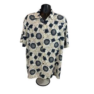 Ocean Pacific Men’s Hawaiian Button Down, L